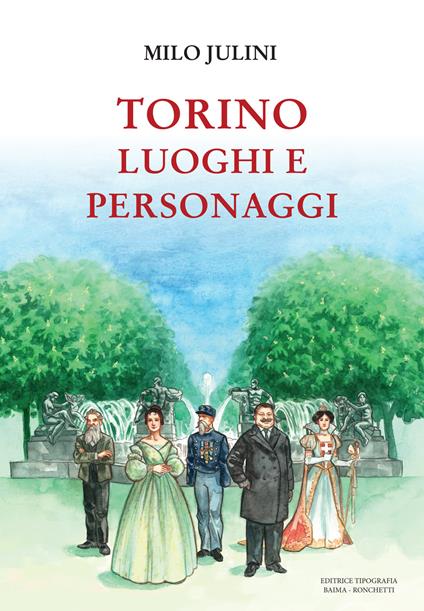 Copertina del libro "Torino Luoghi e Personaggi"